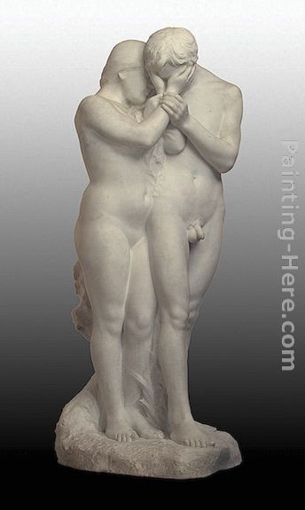 Adam and Eve painting - Paul Albert Bartholome Adam and Eve art painting